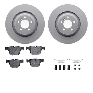 R1 Concepts WDUH1-31213 Carbon Series Brake Rotors W/ 5000 Oep Brake Pads & Hdw
